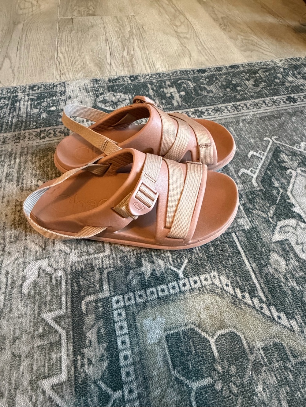Chacos Women's Casual Slingback Sandals in light brown size 9